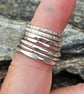 Hammered Stack Ring - Image 6