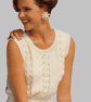 VINTAGE KNITTING PATTERN PDF Ladies Lace Panel Vest