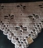Crochet Dragonfly Bandana - Beige - Image 5