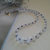 Sri Lanka Moonstone & AA Grade Tanzanite Sterling Silver Necklace