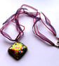 Volcano dichroic glass pendant - Image 3