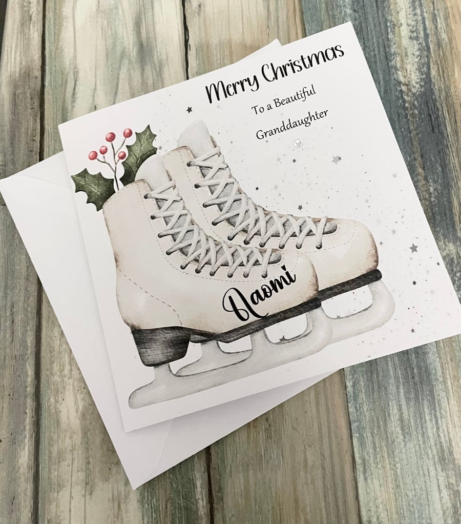 Merry Christmas card for Daughter, Best friend, Niece, Granddaughter, sister