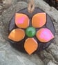 Tangerine Flower Mosaic