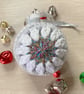 Crochet Christmas Baubles Set of 6 - Pastel Colours - Tree Decorations - Image 4