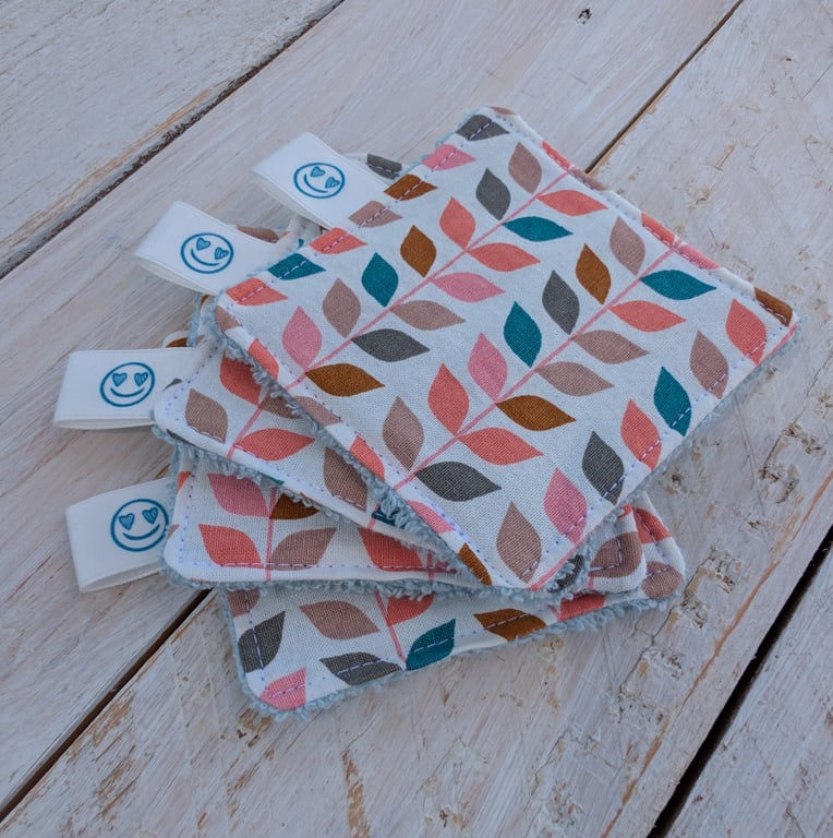 Set of 4 Handmade Makeup or Wash Pads 