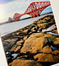 The Forth Bridge, Edinburgh signed mounted print 30 x 40cm FREE DELIVERY - Image 4