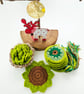Succulent Gift Set, Coasters and Wind Spinner - Image 1