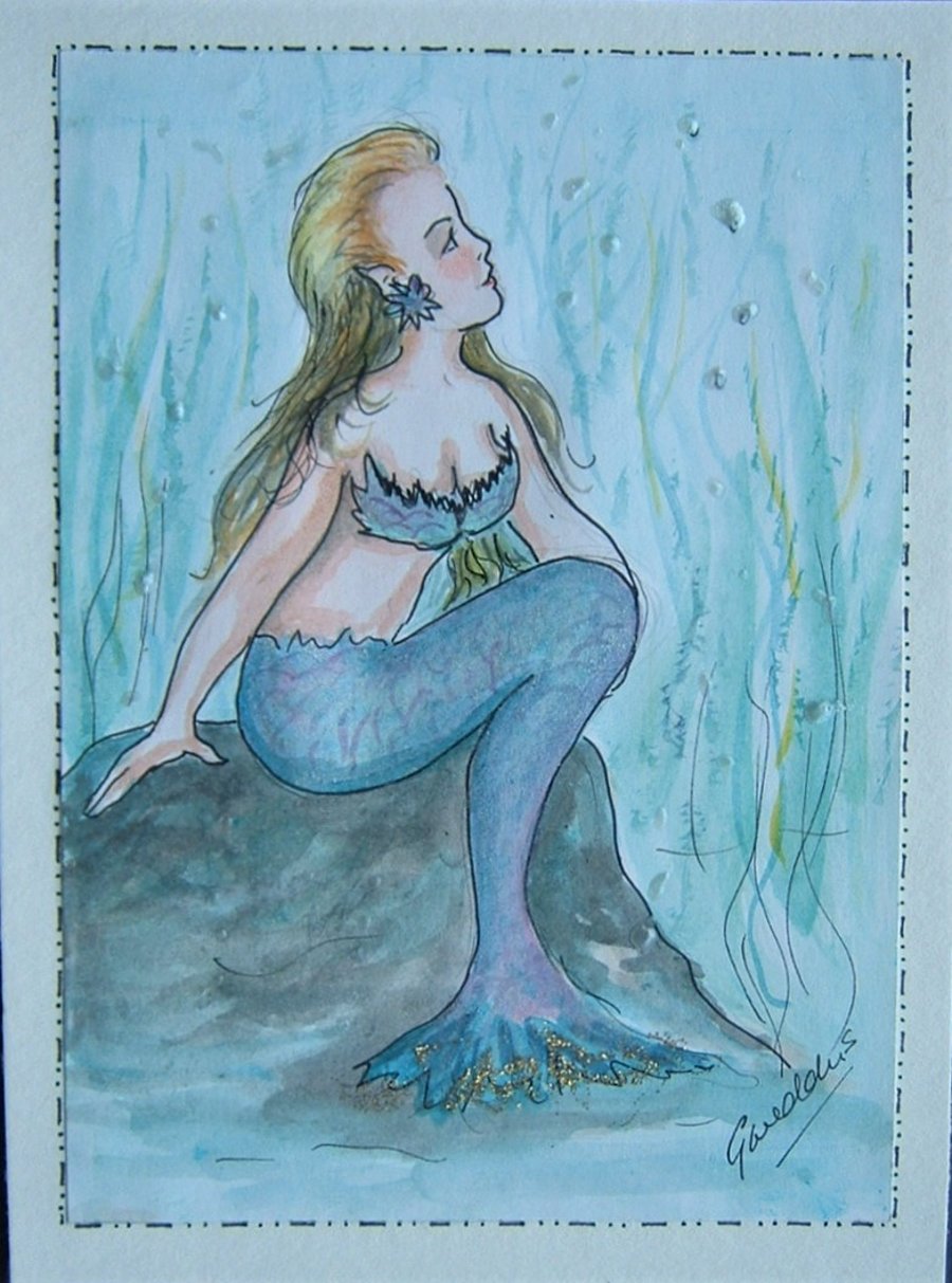 original art watercolour painting ( ref F 863)