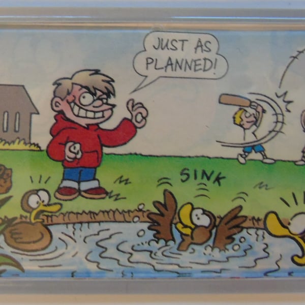 Comic Fridge Magnet Memo Board - Sinking Ducks