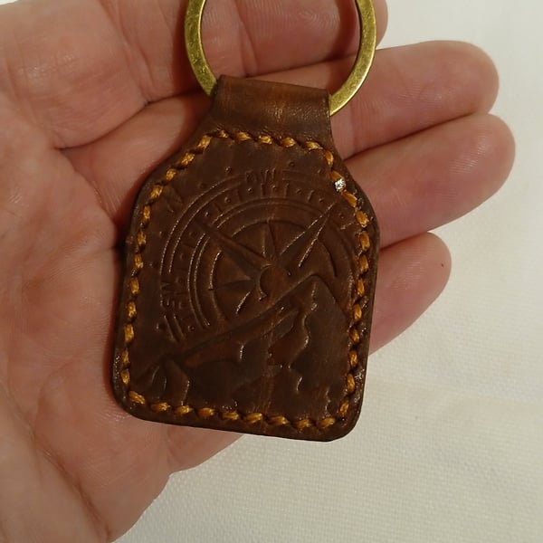 Leather keyfob 