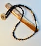 Black Onyx Necklace With Gold Dragonflies - Birthday, Anniversary, Gifts For Her - Image 5
