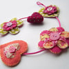 Hearts and Flowers Hanging Decoration