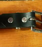 Handcrafted Lyveden Leather Belt with Chrome Buckle  - Image 9