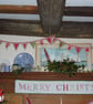 'Seconds' Mini 'Happy Birthday' bunting in red, white and blue - sample piece - Image 6