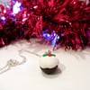 Christmas Necklace - Christmas Pudding