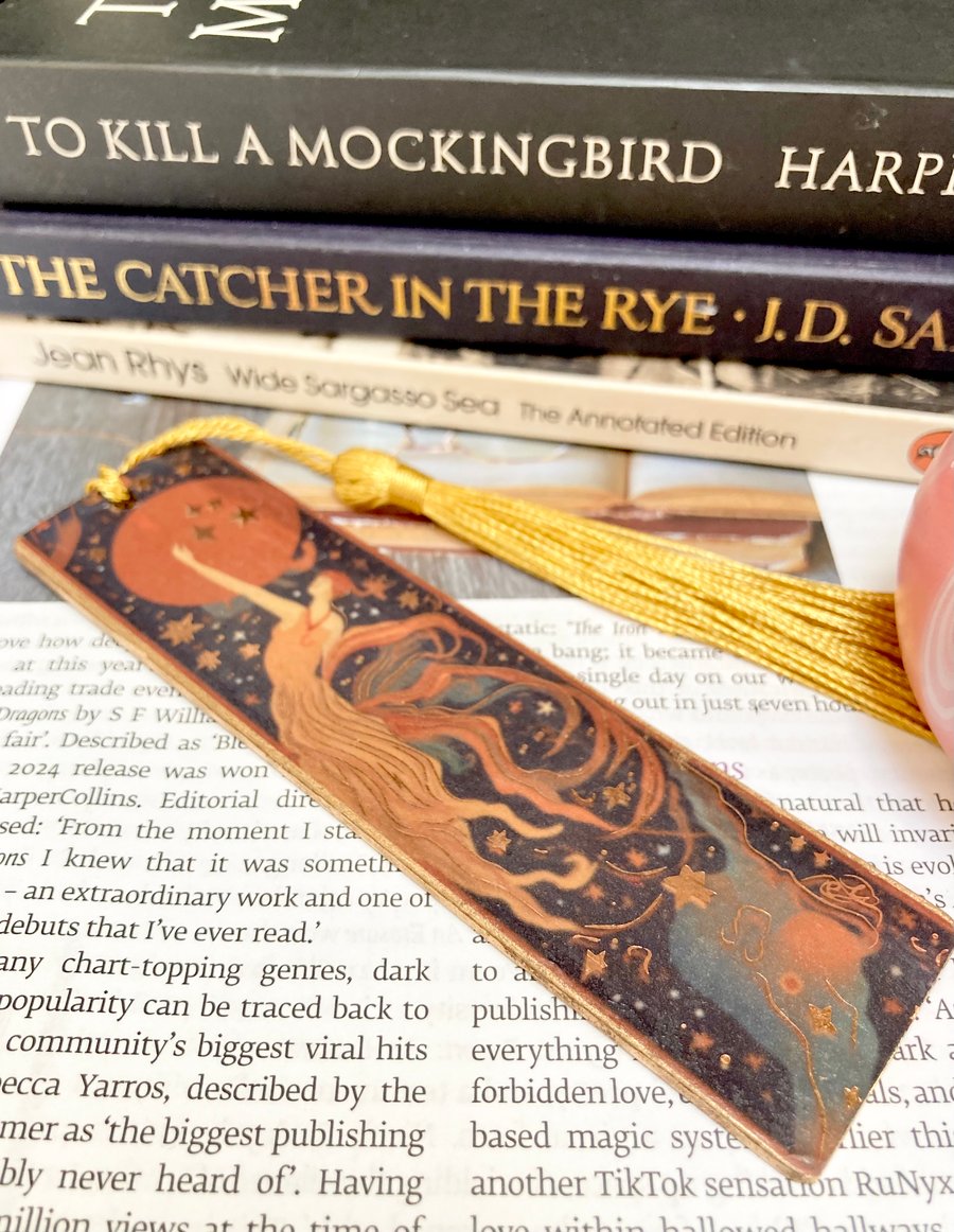 Guardian Angel Bookmark With Tassel Reader Librarian Collector Gift 