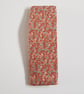 Handmade A5 Planner Zipper Pouch - Peach Floral Pen Holder - Image 5