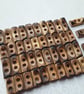 25mm  1" Burnt Wood Vintage Toggle - Image 7