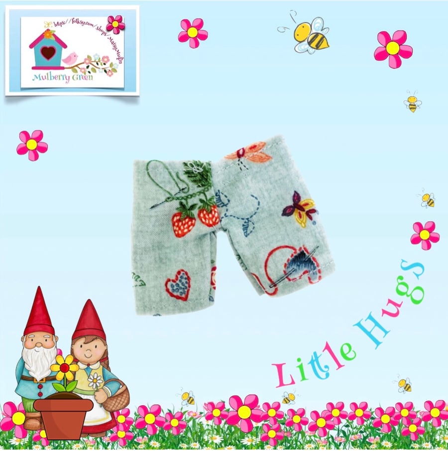 Little Hugs’ Summer Cotton Trousers - Strawberry Picking