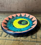 Small ceramic raku fired dish - Image 2