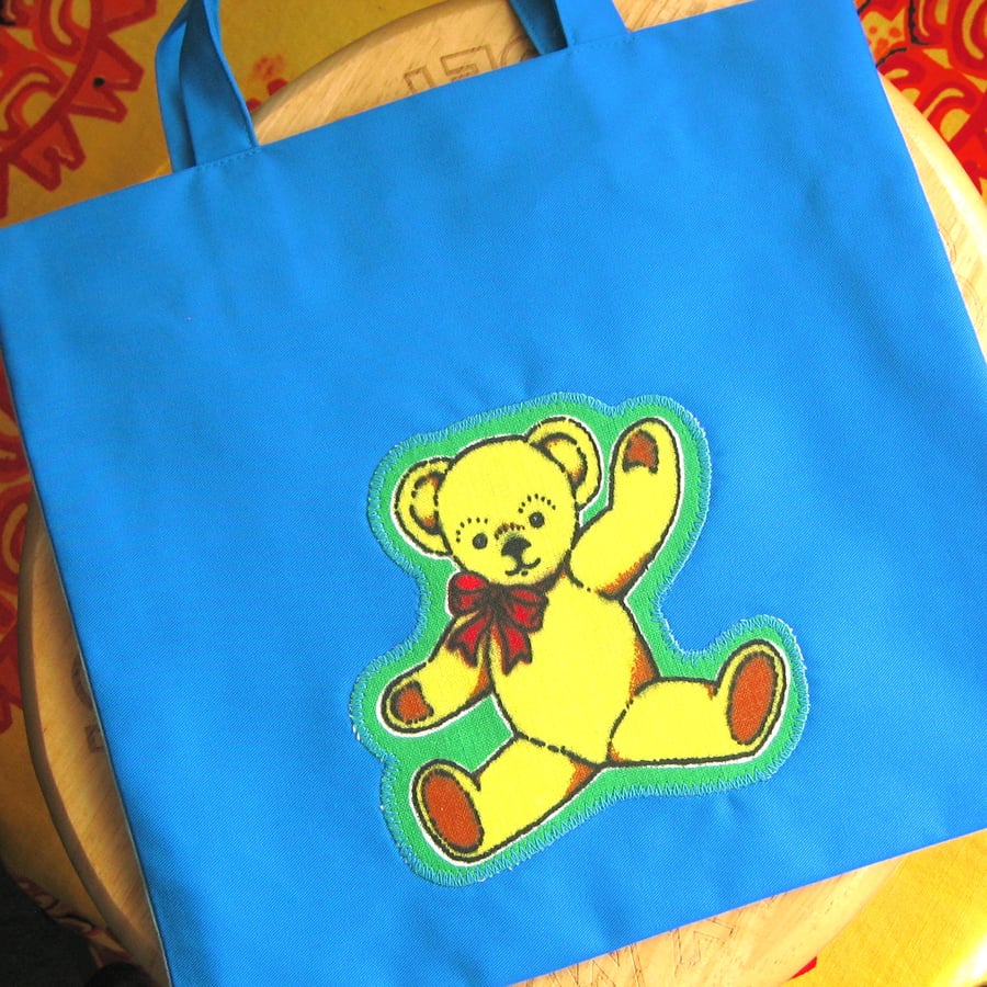 Child's Teddy Tote Bag for a Boy or Girl