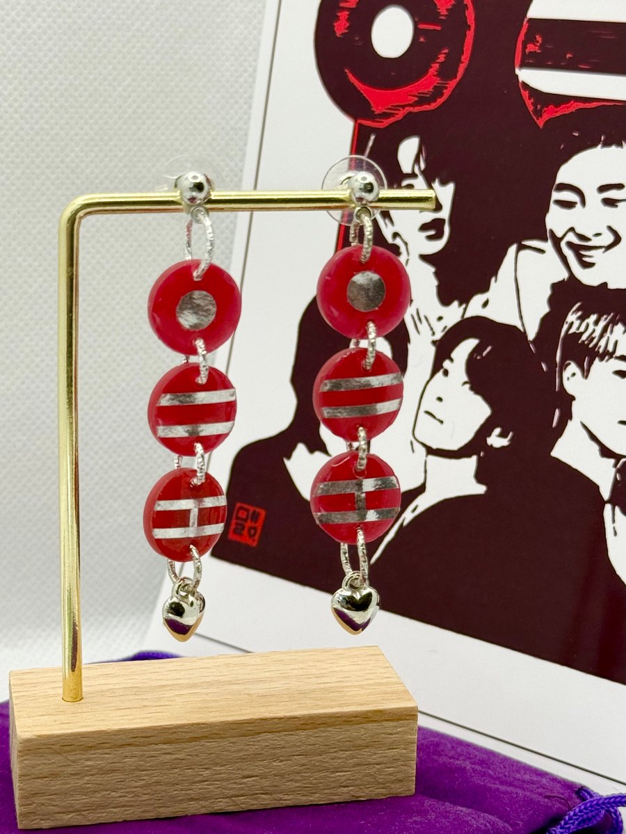 BTS Arirang drop earrings