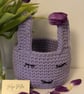 Bunny basket, Easter gift, Easter bunny, small storage