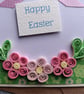 Easter Egg Card with Quilled Flowers Size 6" x 4"  - Image 4