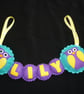 Owl Personalised name Banner - Image 1
