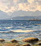Arran from Scalpsie Bay Art Print 