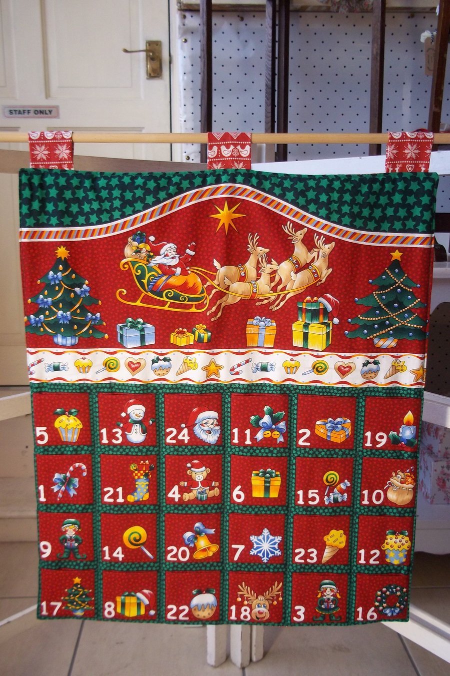 Reusable Fabric Advent Calendar