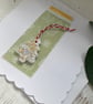 Hand made christmas card, gift and card rolled into one, christmas hanger - Image 6