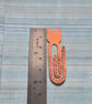 Textured Copper Cat Shape Paperclip  - Image 3