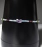 Pisces Gemstone Anklet with Rubies, Amethyst, Jade and Aquamarine