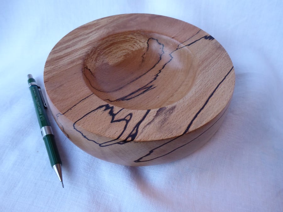 Spalted Beech Pin Dish