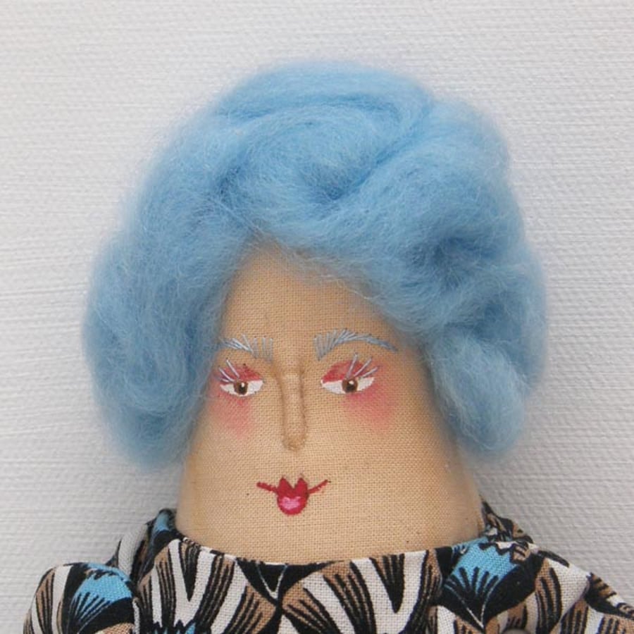 Libby, a handmade rag doll