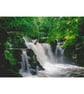 Photographic print of a waterfall in the Clydach Gorge, near Abergavenny - Image 1
