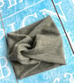 Twist style fabric bracelet cuff in dark khaki green tattoo cover up wrist - Image 2