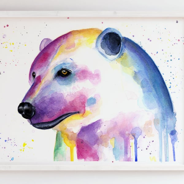 Polar Bear Giclée Print I Unframed I A4