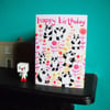 Panda birthday card -Happy Birthday Pandas by Jo Brown