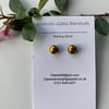 Dichroic glass earrings 