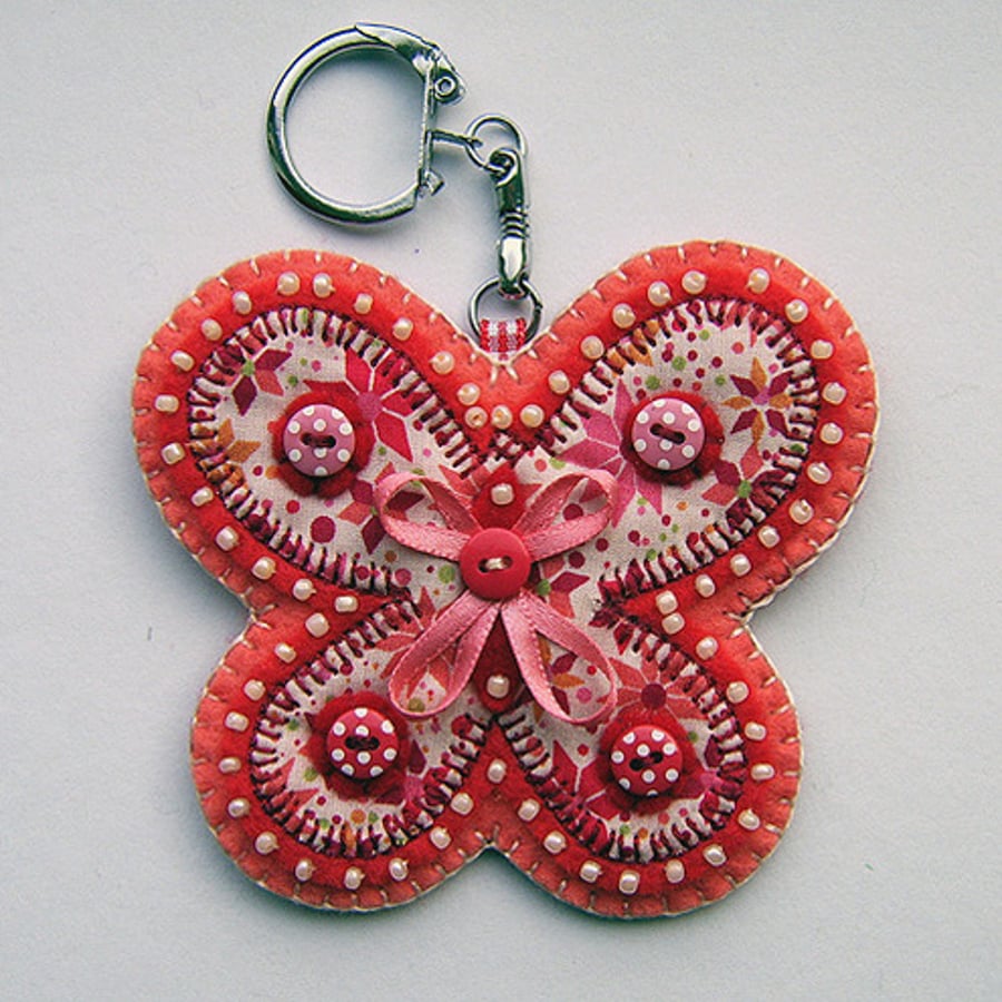 Butterfly Bag Charm / Keyring