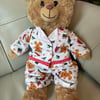 Large Teddy Christmas Pyjamas
