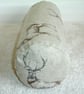 Stag Bolster Cushion Cover 18" x 8" Round Cylinder Roll Pillow Brown Stags - Image 4