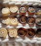 Italian Polyester Horn buttons in 3 colours, 2 sizes 18mm 23mm - Image 5