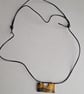 Tiger eye pendant on leather cord - Image 2