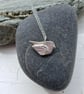 Silver bird pendant