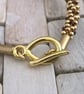 Tiger's Eye Bead Weave Pendant With Beaded Kumihimo Chain - Image 4