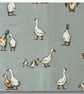 Ducklings Linen Effect Cotton - small piece