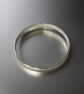 solid Artisanal Sterling Silver Bangle - Image 3
